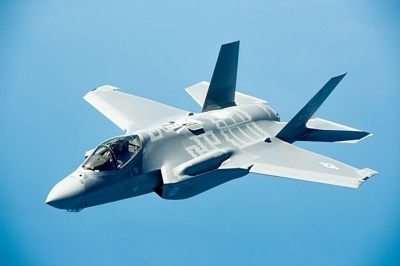 Elbląg, F-35 w powietrzu