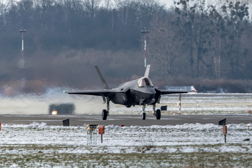 Elbląg, F-35 w obiektywie