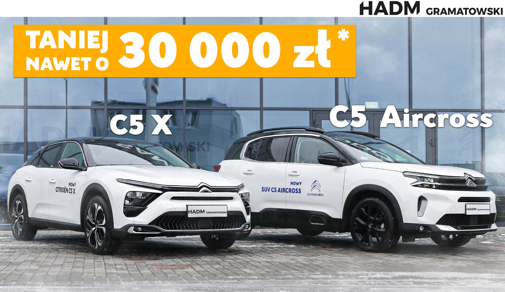 Wjedź do strefy ZËN! Citroën C5 taniej nawet o 30 tys. zł* Wjedź do strefy ZËN! Citroën C5 taniej nawet o 30 tys. zł*