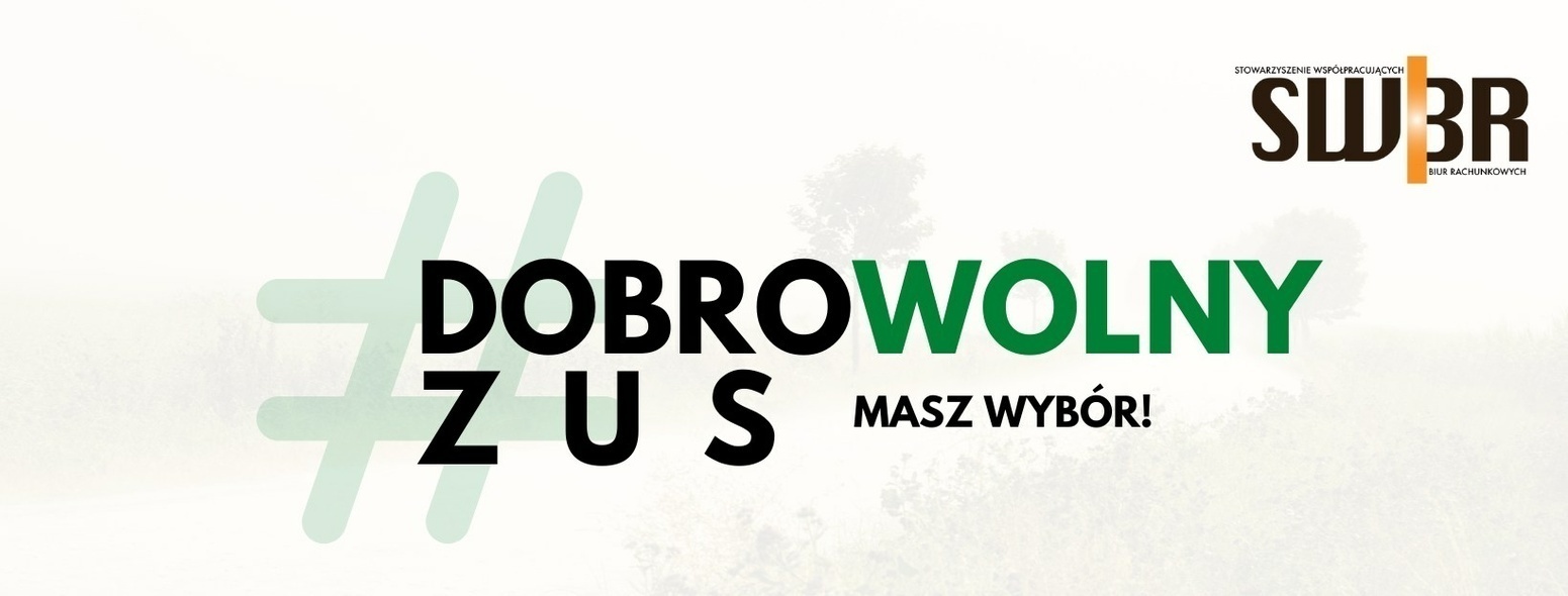 Dobrowolny ZUS dla przedsiębiorców. Złóż podpis pod obywatelskim projektem ustawy! Dobrowolny ZUS dla przedsiębiorców. Złóż podpis pod obywatelskim projektem ustawy!