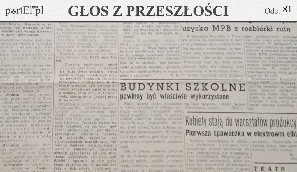 Elbląg, Głos Wybrzeża nr 110, 1950 r. Elbląg, Głos Wybrzeża nr 110, 1950 r.