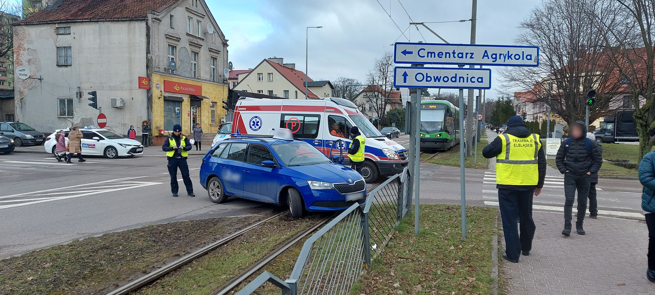 Elbląg, Kolizja z tramwajem na Bema Elbląg, Kolizja z tramwajem na Bema