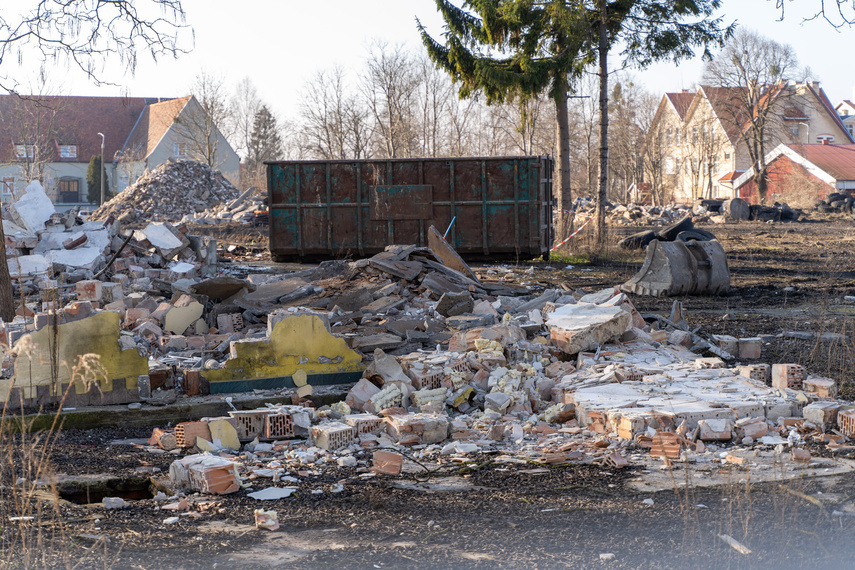 Elbląg, Rozbiórka przy Warszawskiej Elbląg, Rozbiórka przy Warszawskiej