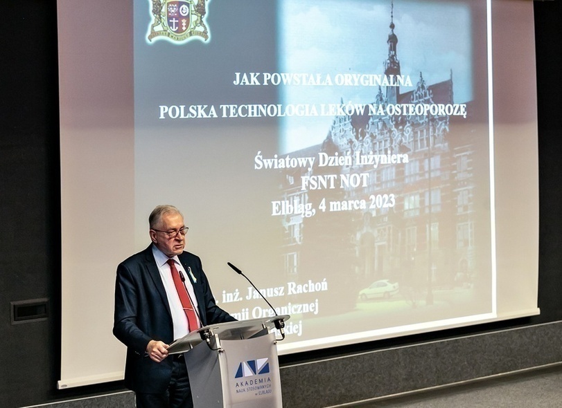 Elbląg, prof. dr. hab. inż. Janusz Rachoń, absolwent II LO w Elblągu i rektor Politechniki Gdańskiej w latach 2002-2008