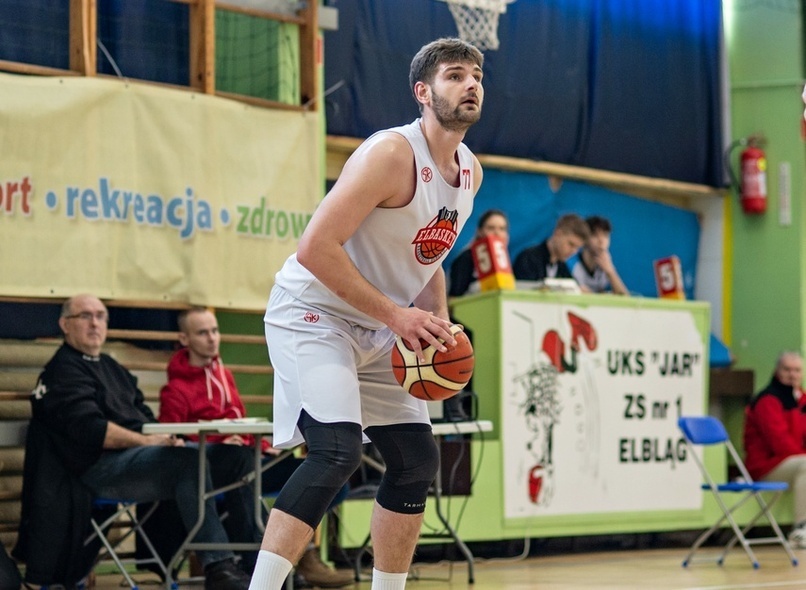 Elbląg, Kacper Jastrzębski zdobył 22 punkty Elbląg, Kacper Jastrzębski zdobył 22 punkty