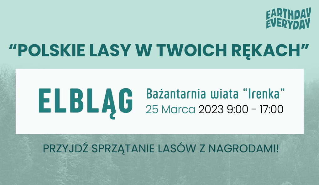 Elbląg, 25 marca wspólnie posprzątajmy Bażantarnię! Elbląg, 25 marca wspólnie posprzątajmy Bażantarnię!