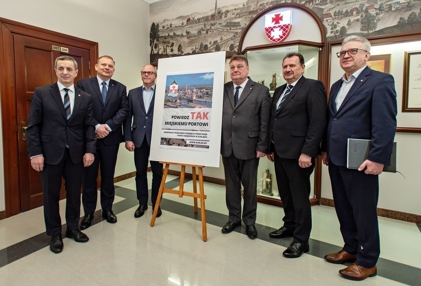 Elbląg, Na zdjęciu od lewej: Jerzy Wcisła, Michał Missan, Jacek Protas, Witold Wróblewski, Zbigniew Ziejewski i Janusz Nowak