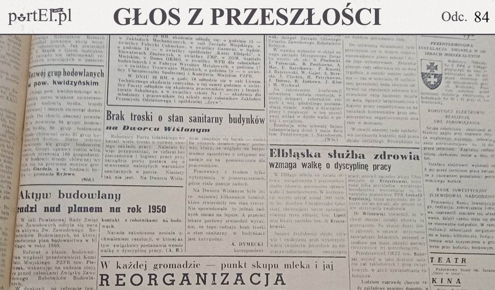 Elbląg, Głos Wybrzeża nr 113, 1950 r. Elbląg, Głos Wybrzeża nr 113, 1950 r.