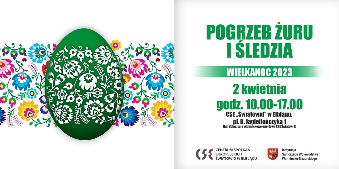 Elbląg, Pogrzeb Żuru i Śledzia. Wielkanocny Jarmark Sztuki Ludowej już 2 kwietnia Elbląg, Pogrzeb Żuru i Śledzia. Wielkanocny Jarmark Sztuki Ludowej już 2 kwietnia