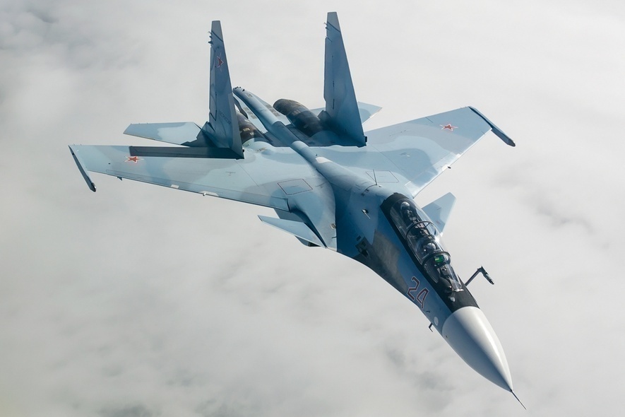 Elbląg, Rosyjski SU-30 SM. Alex Beltyukov, CC BY-SA 3.0 GFDL 1.2, via Wikimedia Commons Elbląg, Rosyjski SU-30 SM. Alex Beltyukov, CC BY-SA 3.0 GFDL 1.2, via Wikimedia Commons