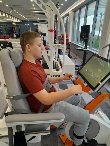 Elbląg, Tomek podczas rehabilitacji, Elbląg, Tomek podczas rehabilitacji,