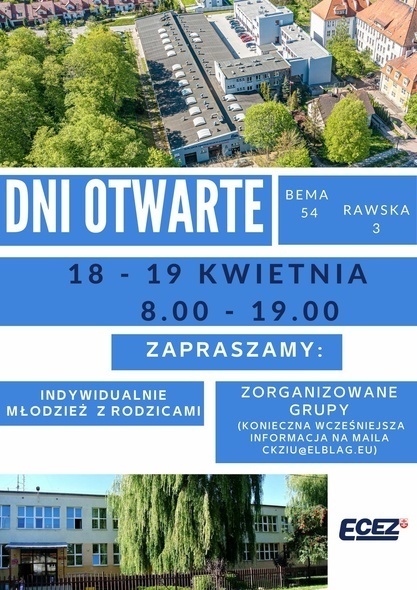 Przyjdź na dni otwarte! Przyjdź na dni otwarte!