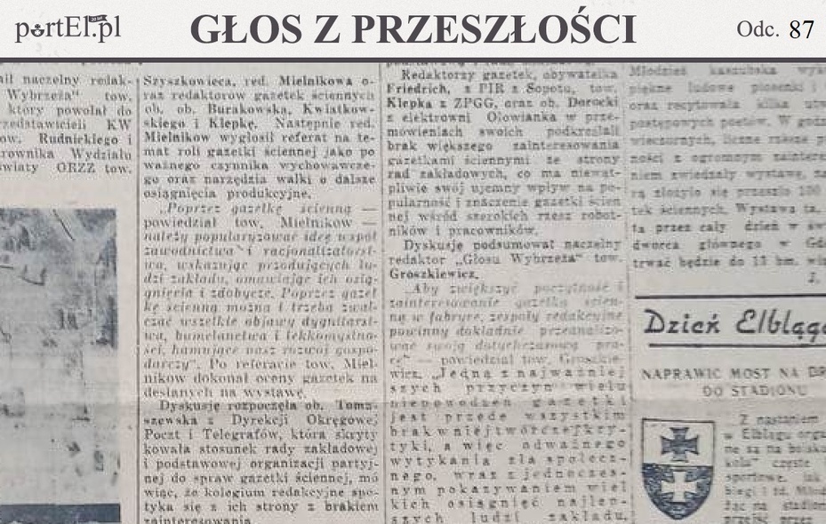 Elbląg, Głos Wybrzeża nr 123, 1950 r. Elbląg, Głos Wybrzeża nr 123, 1950 r.