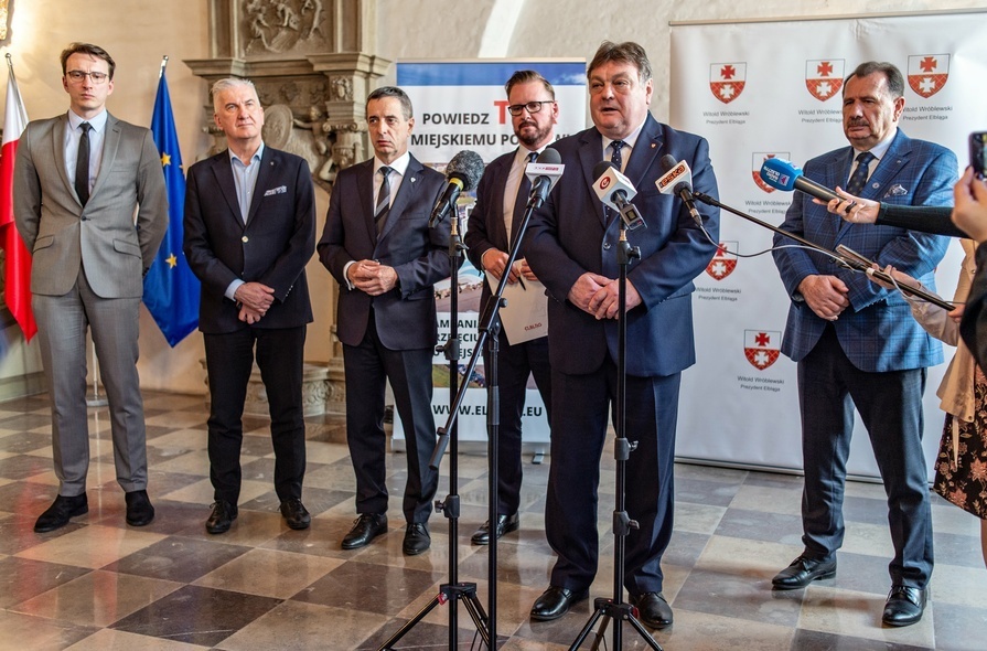 Elbląg, Konferencja prasowa po spotkaniu przedstawicieli Związku Małych Portów Morskich, Elbląg, Konferencja prasowa po spotkaniu przedstawicieli Związku Małych Portów Morskich,