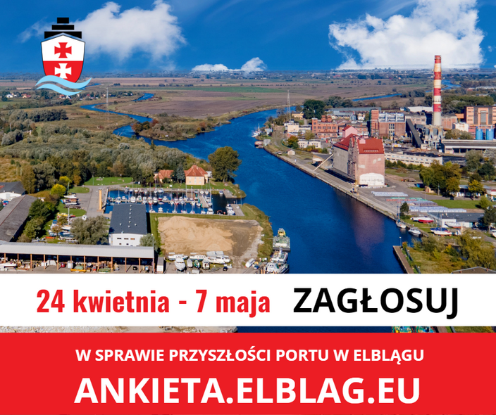 Elbląg, Zagłosuj w sprawie przyszłości portu! Elbląg, Zagłosuj w sprawie przyszłości portu!