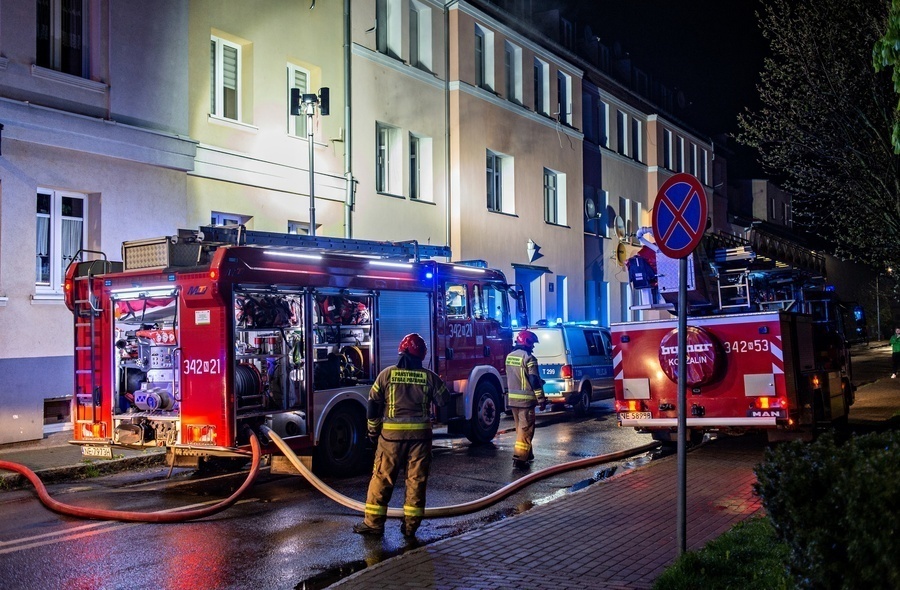 Elbląg, Pożar na Cichej Elbląg, Pożar na Cichej