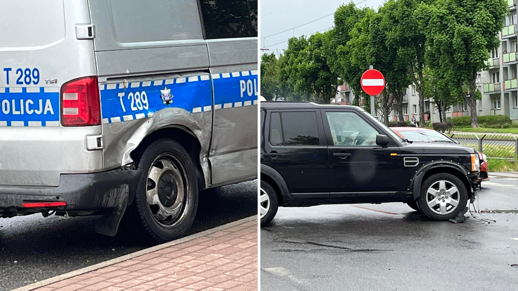 Elbląg, Zderzenie z radiowozem Elbląg, Zderzenie z radiowozem