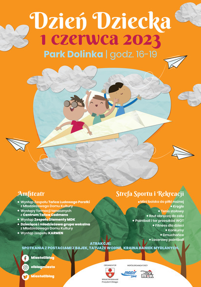 Elbląg, Dzień Dziecka w parku Dolinka Elbląg, Dzień Dziecka w parku Dolinka