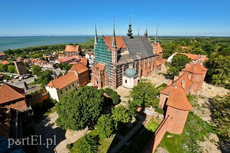 Elbląg, Frombork, Widok na Wzgórze Katedralne