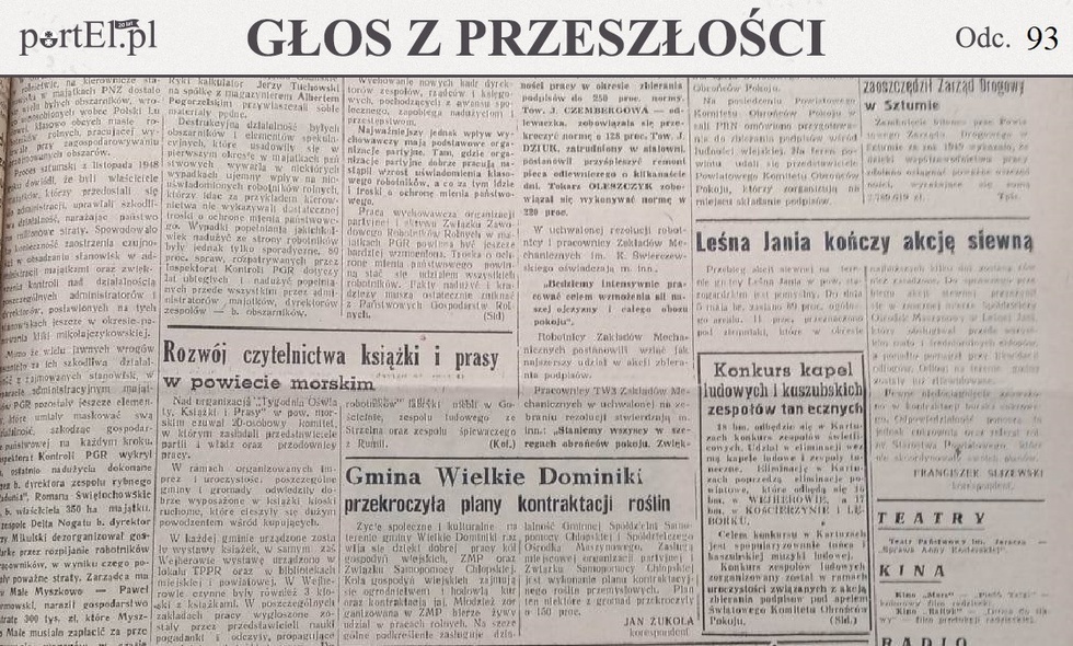 Elbląg, Głos Wybrzeża nr 132, 1950 r. Elbląg, Głos Wybrzeża nr 132, 1950 r.