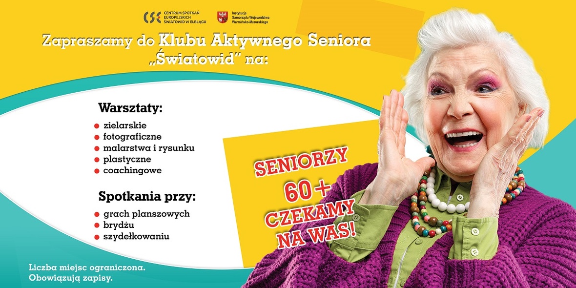 Elbląg, Seniorze, rozwijaj swoje pasje! Elbląg, Seniorze, rozwijaj swoje pasje!