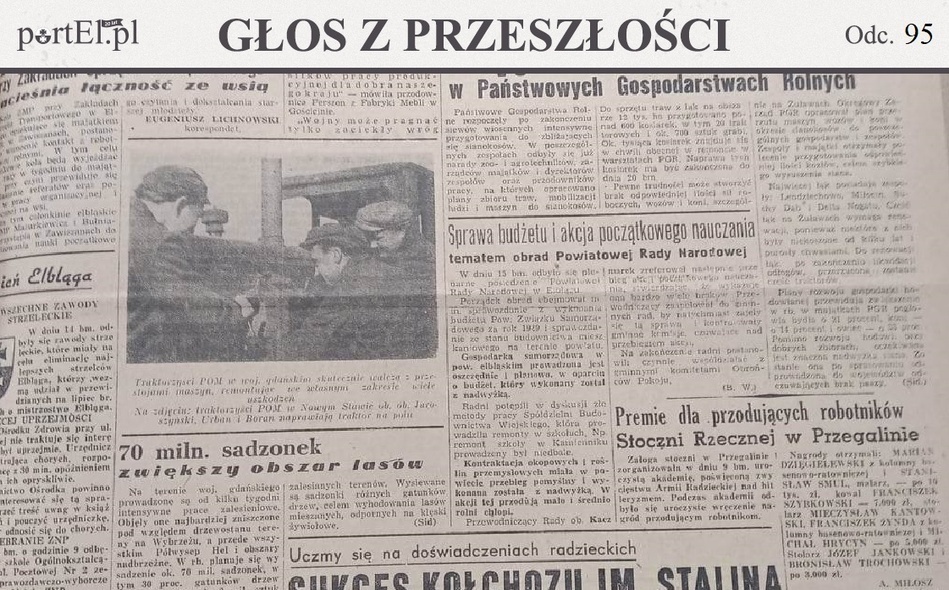 Elbląg, Głos Wybrzeża nr 136, 1950 r. Elbląg, Głos Wybrzeża nr 136, 1950 r.
