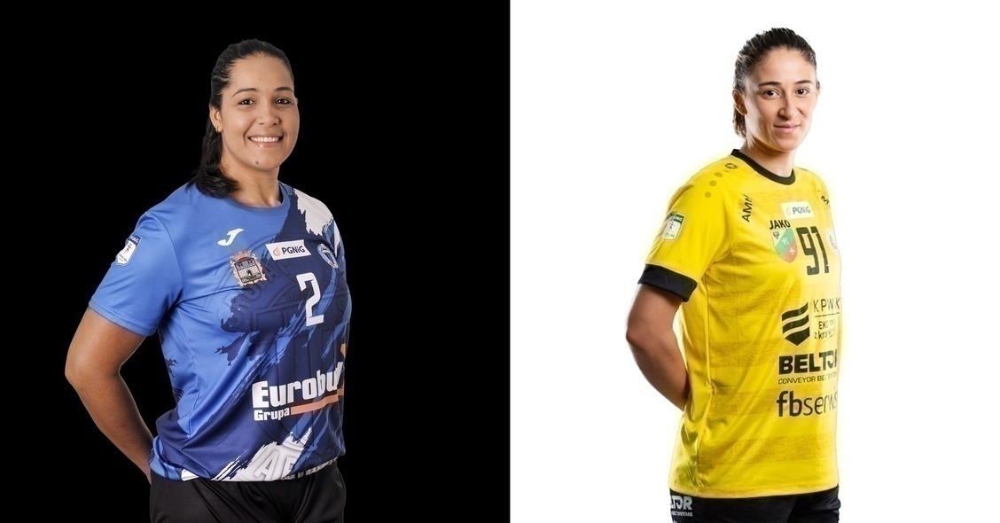 Elbląg, Od lewej: Moniky Bancilon i Vitoria Macedo Elbląg, Od lewej: Moniky Bancilon i Vitoria Macedo