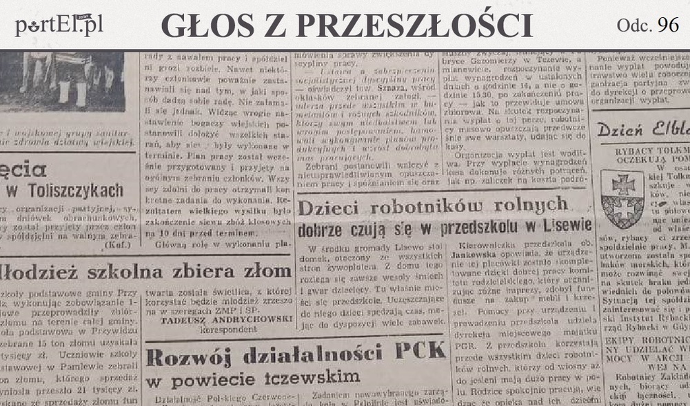 Elbląg, Głos Wybrzeża nr 137, 1950 r. Elbląg, Głos Wybrzeża nr 137, 1950 r.