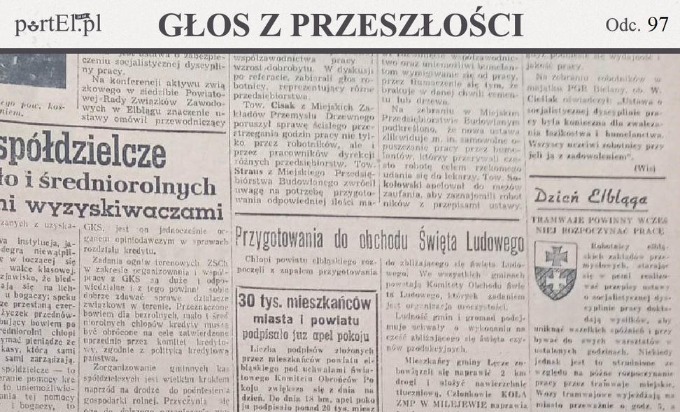 Elbląg, Głos Wybrzeża nr 138, 1950 r.