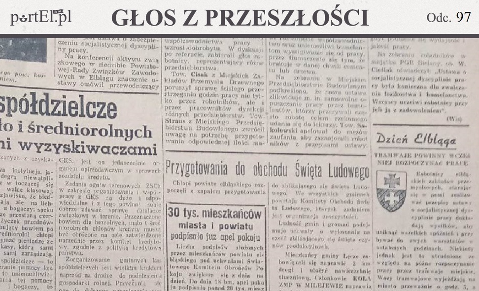Elbląg, Głos Wybrzeża nr 138, 1950 r. Elbląg, Głos Wybrzeża nr 138, 1950 r.