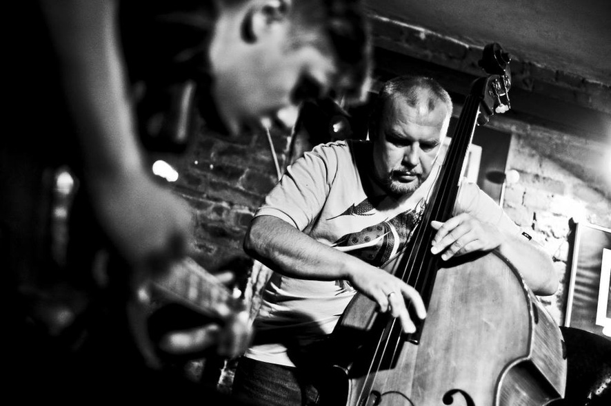 Elbląg, Na foto: Piotr Kułakowski w Krypcie