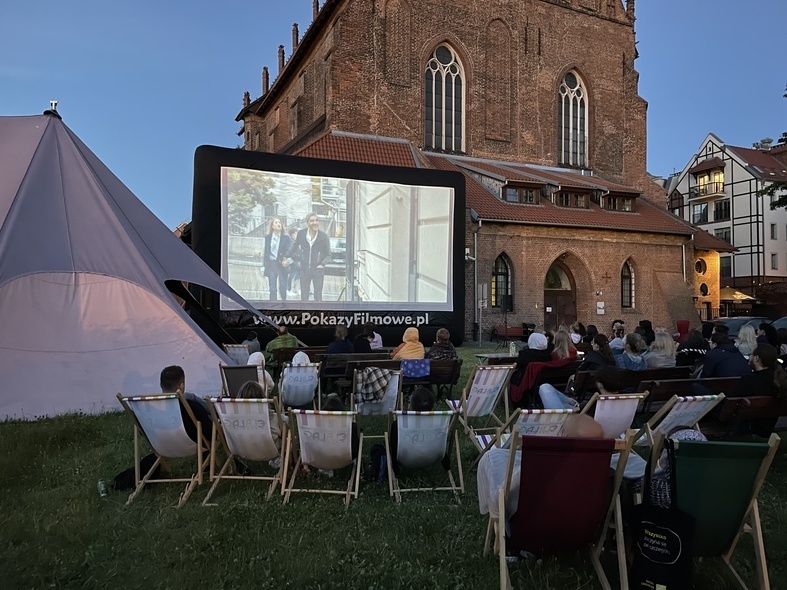 Elbląg, Letnie kino pod chmurką