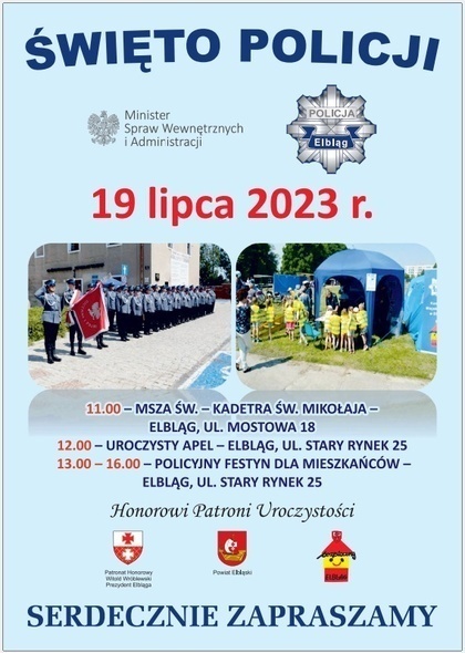 Elbląg, Święto policji na starówce Elbląg, Święto policji na starówce
