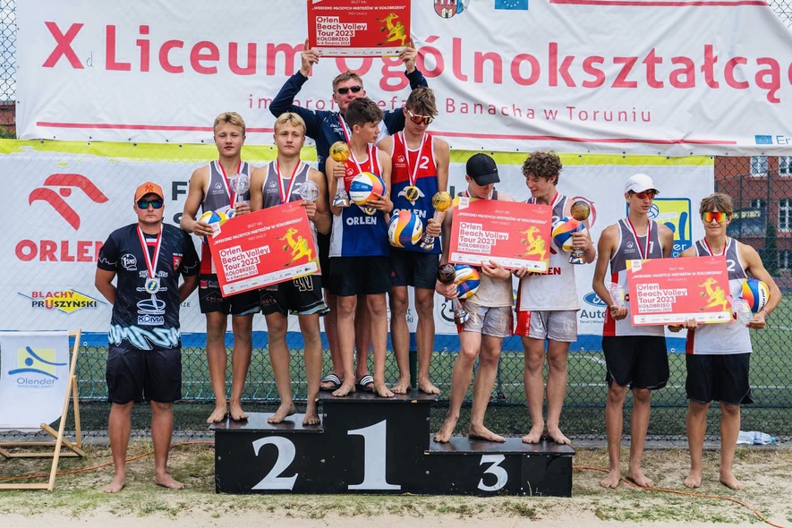 Elbląg, Srebro młodych elbląskich siatkarzy w Mistrzostwach Polski w Siatkówce Plażowej Elbląg, Srebro młodych elbląskich siatkarzy w Mistrzostwach Polski w Siatkówce Plażowej