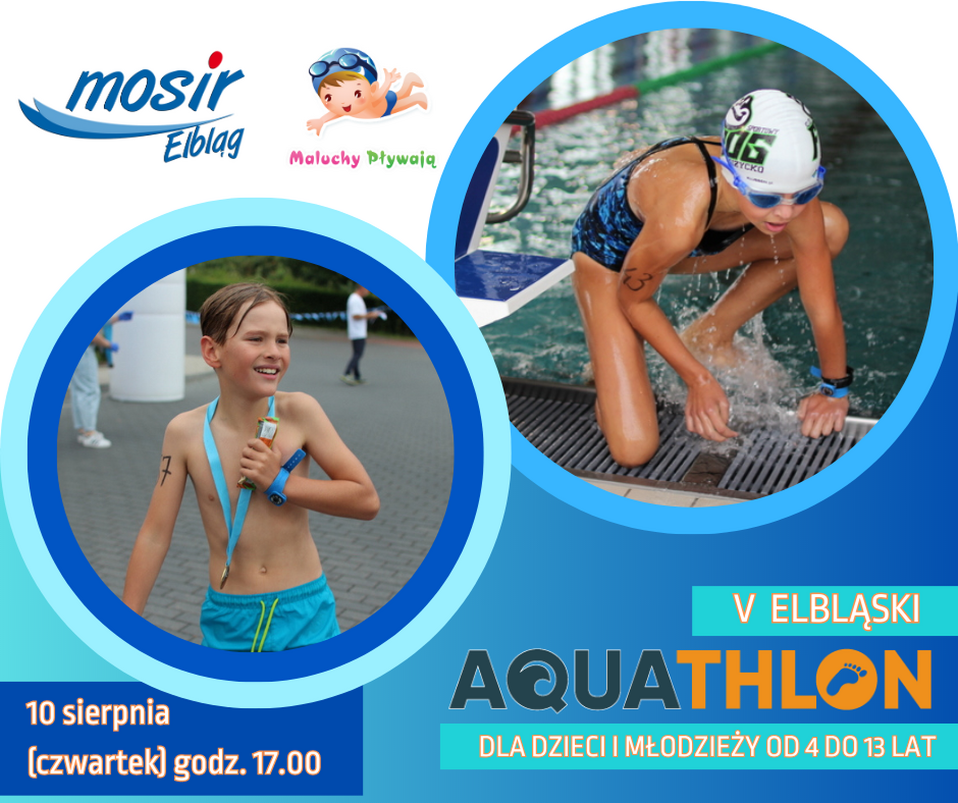 Elbląg, Aquathlon dla dzieci Elbląg, Aquathlon dla dzieci