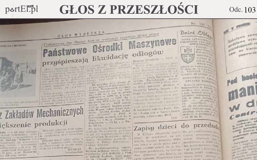 Elbląg, Głos Wybrzeża nr 146, 1950 r. Elbląg, Głos Wybrzeża nr 146, 1950 r.