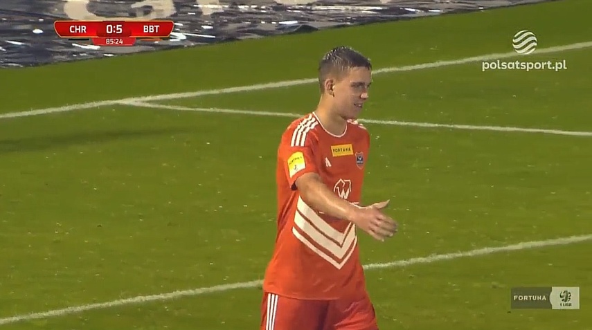 Elbląg, kadr z Polsat Sport Elbląg, kadr z Polsat Sport