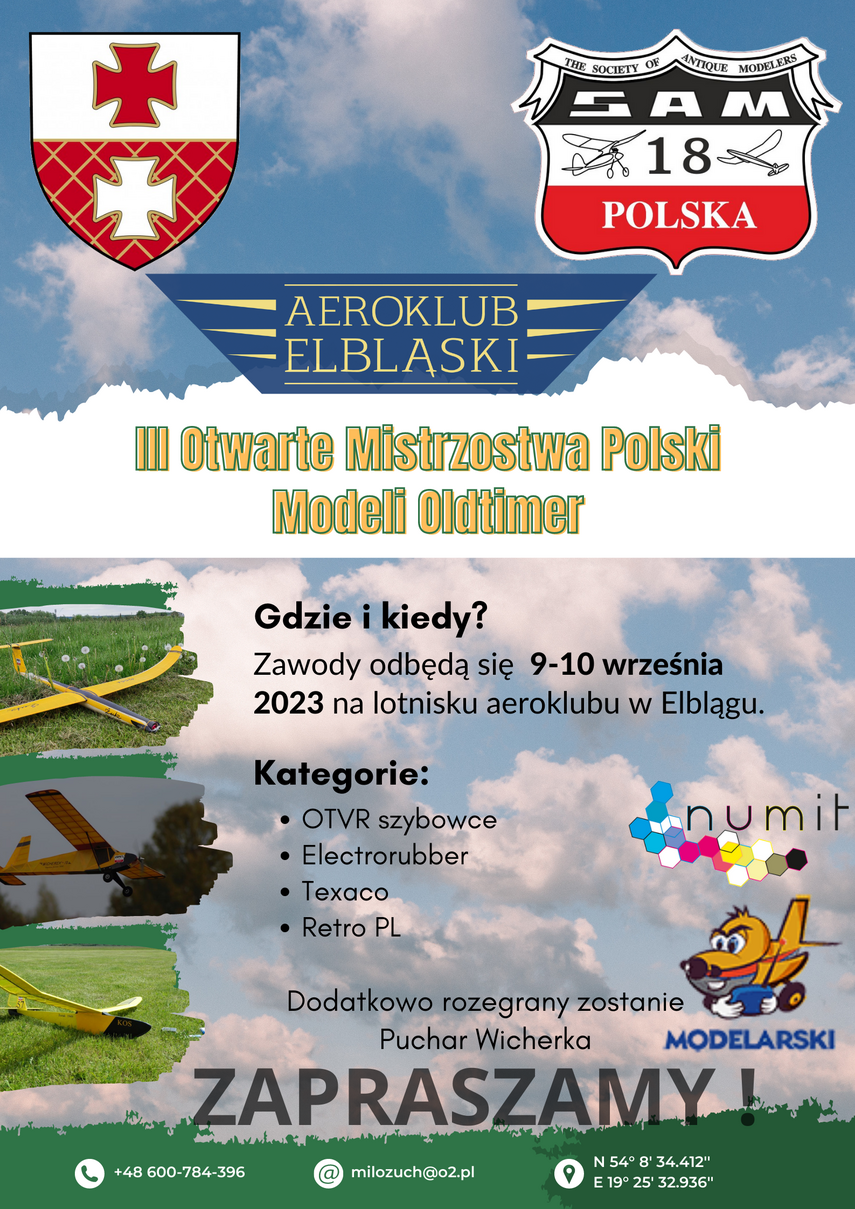 Elbląg, Aeroklub Elbląski zaprasza na Mistrzostwa Polski Oldtimerów Elbląg, Aeroklub Elbląski zaprasza na Mistrzostwa Polski Oldtimerów