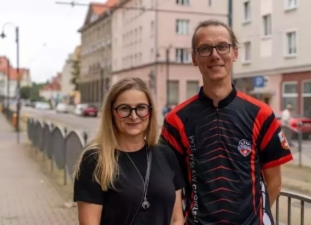 Elbląg, Katarzyna Gliniecka i Przemysław Cegielski. Elbląg, Katarzyna Gliniecka i Przemysław Cegielski.