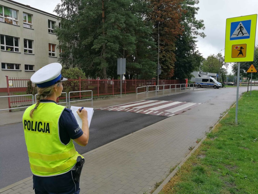 Elbląg, Sprawdzali oznakowanie przy szkołach Elbląg, Sprawdzali oznakowanie przy szkołach