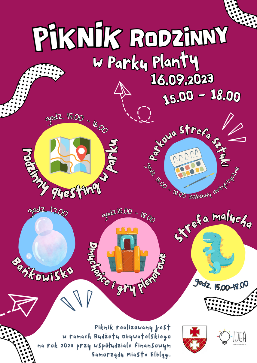 Elbląg, Otwarcie Parku Planty i piknik dla mieszkańców Elbląg, Otwarcie Parku Planty i piknik dla mieszkańców