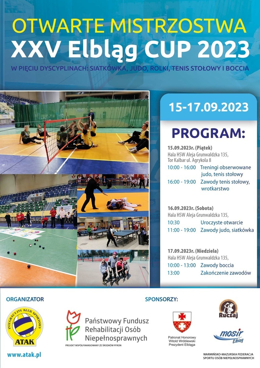 Elbląg, Otwarte Mistrzostwa XXV Elbląg CUP 2023 Elbląg, Otwarte Mistrzostwa XXV Elbląg CUP 2023