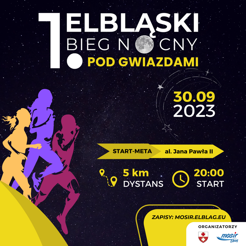 Elbląg, Zapisz się na pierwszy Elbląski Bieg Nocny Elbląg, Zapisz się na pierwszy Elbląski Bieg Nocny