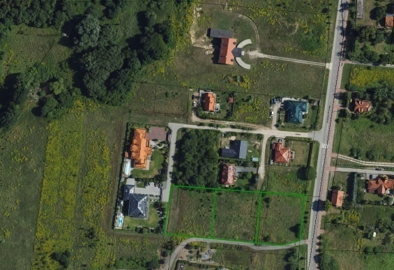 Elbląg, Działki przeznaczone na sprzedaż są oznaczone kolorem zielonym Elbląg, Działki przeznaczone na sprzedaż są oznaczone kolorem zielonym