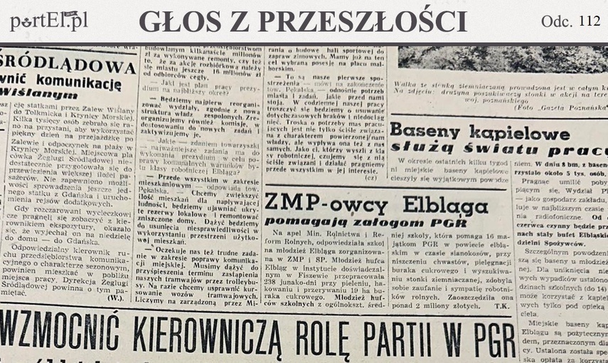Elbląg, Głos Wybrzeża nr 162, 1950 r. Elbląg, Głos Wybrzeża nr 162, 1950 r.