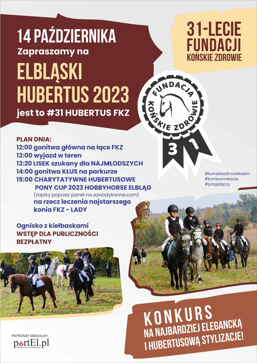 Elbląg, Nadchodzi Hubertus, czyli święto wszystkich koniarzy Elbląg, Nadchodzi Hubertus, czyli święto wszystkich koniarzy
