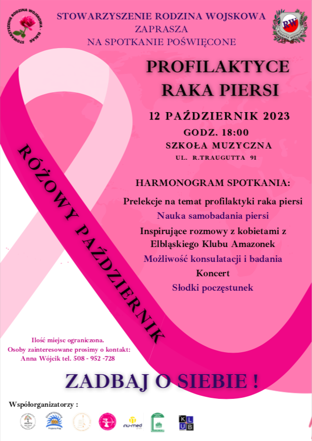 Elbląg, Koncert i prelekcje o profilaktyce raka piersi Elbląg, Koncert i prelekcje o profilaktyce raka piersi