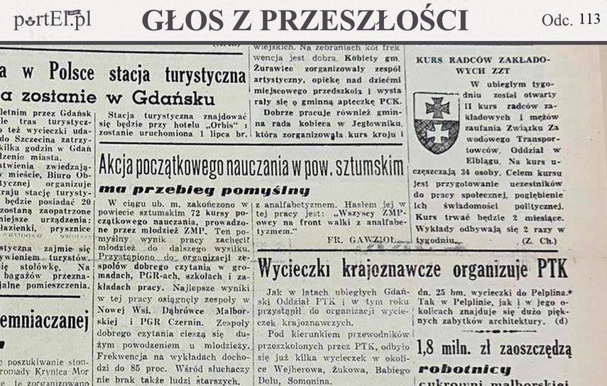 Elbląg, Głos Wybrzeża nr 164, 1950 r. Elbląg, Głos Wybrzeża nr 164, 1950 r.
