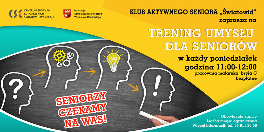 Elbląg, Trening umysłu dla seniorów Elbląg, Trening umysłu dla seniorów