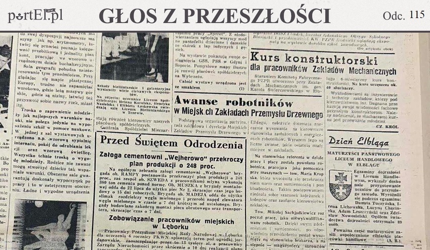 Elbląg, Głos Wybrzeża nr 168, 1950 r. Elbląg, Głos Wybrzeża nr 168, 1950 r.